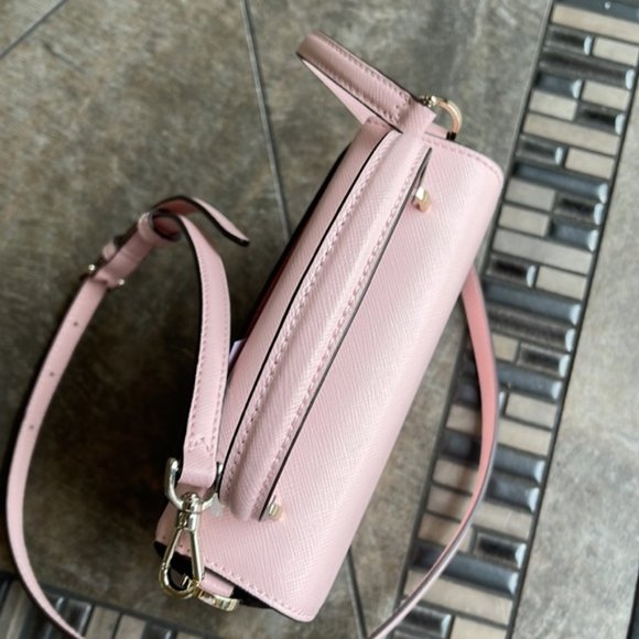 Kate Spade Staci Square Crossbody Chalk Pink - Picture 5 of 16